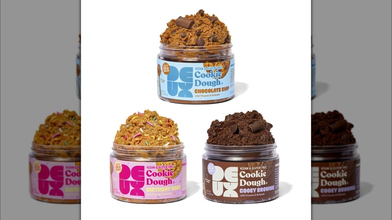 Jars of cookie dough