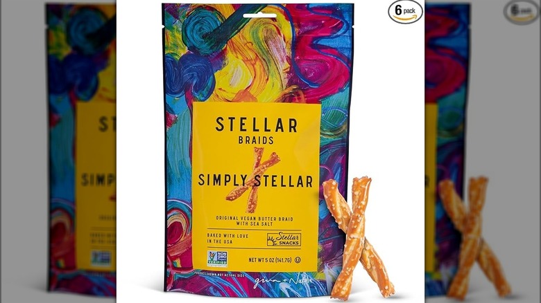 A bag of pretzels