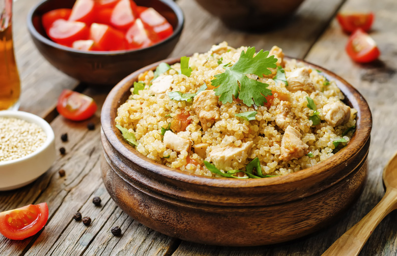 Sweet and Smoky Chicken Over Quinoa Recipe