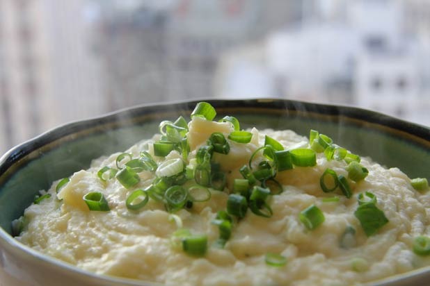 Mashed Potatoes with Scallion Garlic Oil Recipe