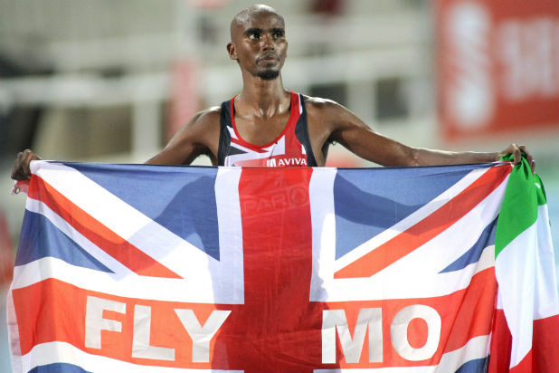 Mo Farah, Olympic distance runner, United Kingdom 