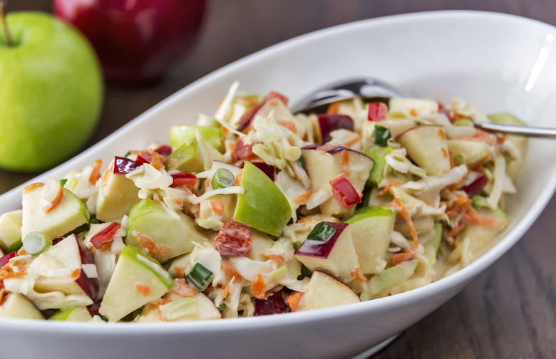 Savoy Cabbage, Radicchio, and Apple Slaw Recipe	