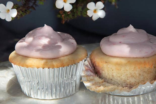 Strawberry-Filled Cardamom Cupcakes Recipe