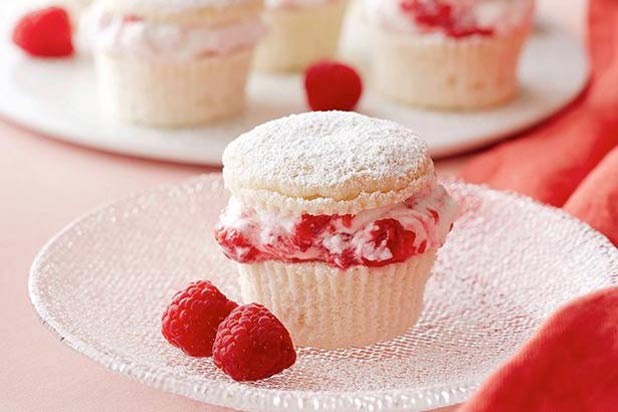 Raspberry Cream Cupcakes Recipe