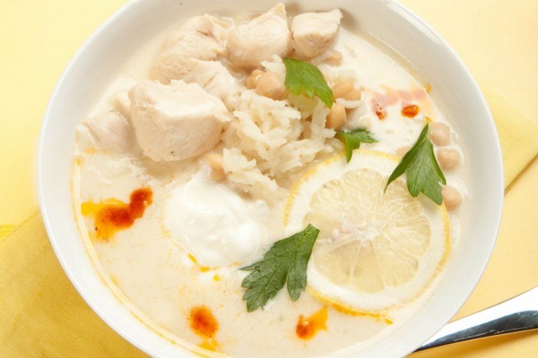 Lemon Chicken and Rice Soup