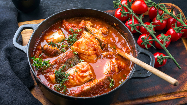 Moqueca baiana with fish