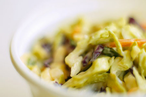 Sweet & Crunchy Brussels Sprouts-Apple Slaw Recipe