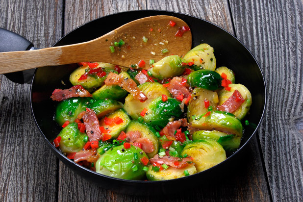 Seared Brussels Sprouts and Bacon Recipe