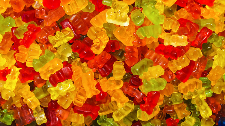 pile of gummy bears