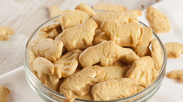 Bowl of animal crackers