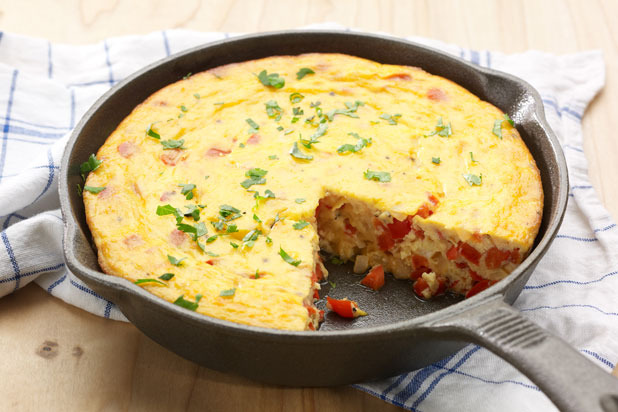 Red Pepper and Onion Frittata