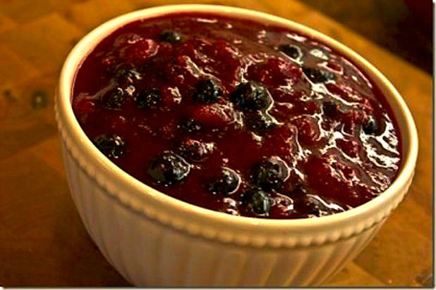 Sauces: Blueberry Cranberry Sauce