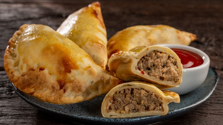 empanadas on a plate