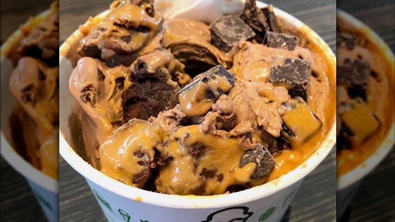 Shake Shack concrete with chocolate chunks