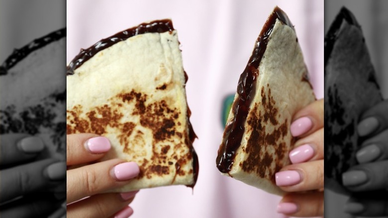 Taco Bell chocolate quesadilla