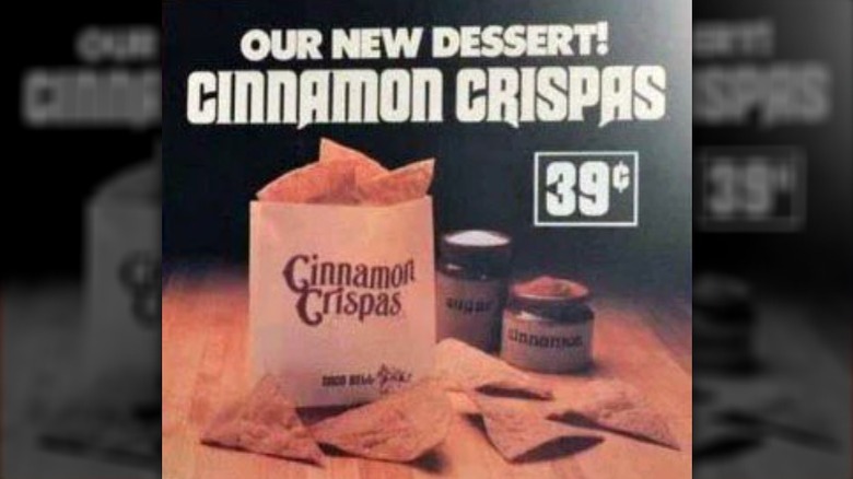 Taco Bell Cinnamon Crispas promotion