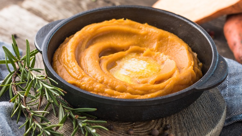 mashed sweet potatoes