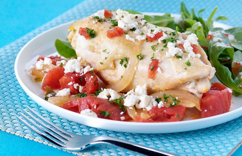 Easy Skillet Feta Chicken