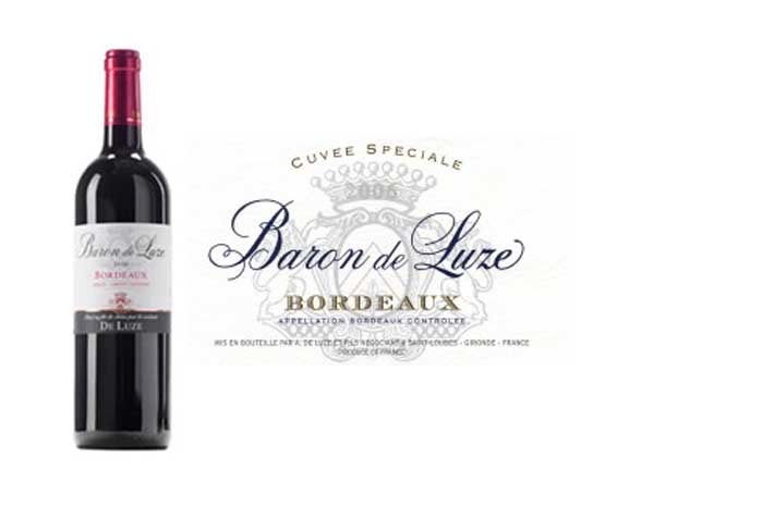 Baron de Luze Bordeaux Rouge 2010 ($14)