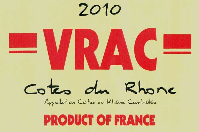 VRAC Macon Villages Chardonnay 2013 ($12)