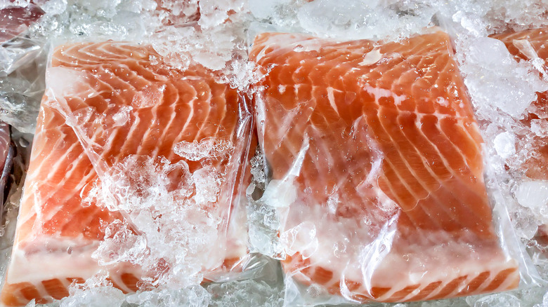 Frozen Salmon