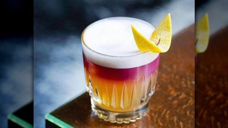 New York Sour cocktail