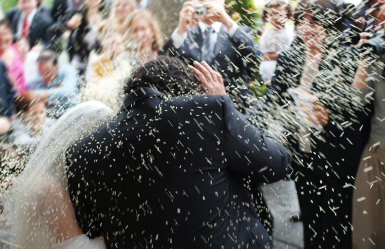 Throwing Rice at Weddings