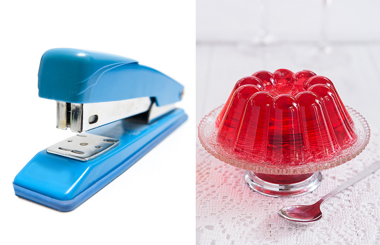 Stapler in Jell-O