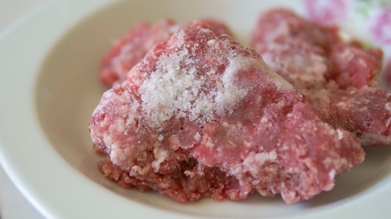 frozen ground beef