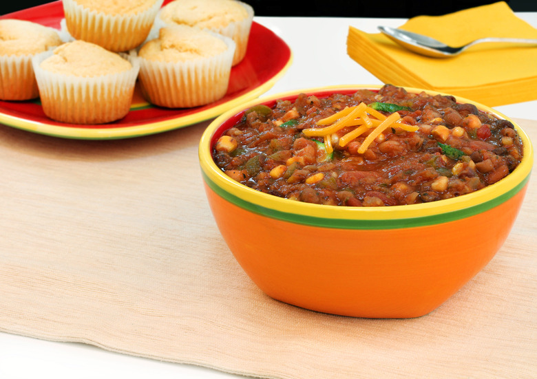 Three Bean Vegetarian Chili