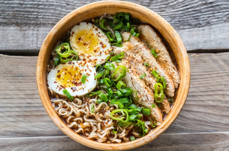 Lemon Chicken Ramen Soup