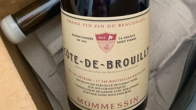 bottle of Mommessin