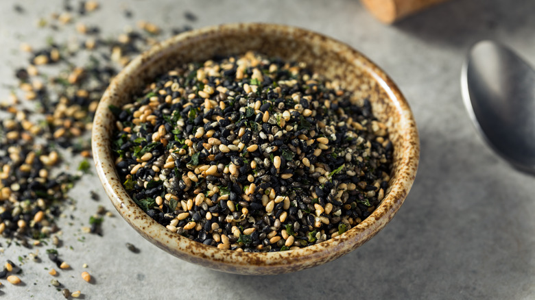 bowl of furikake seasoning