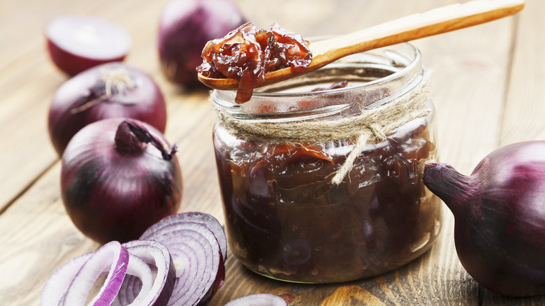 Spoonful of onion jam