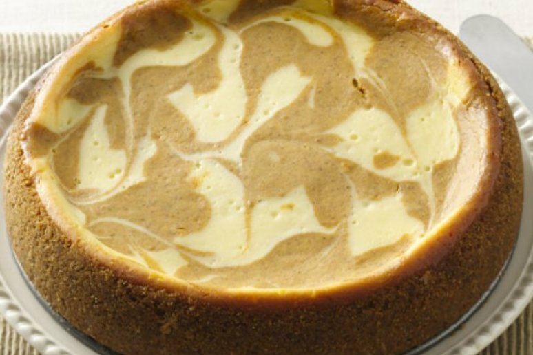 Pumpkin Swirl Cheesecake