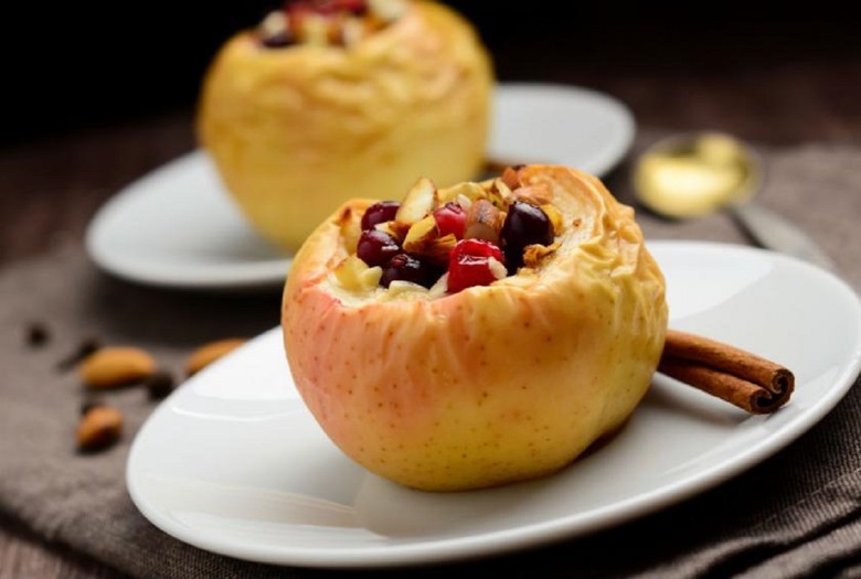 Walnut, Ginger, and Cranberry-Stuffed Apples