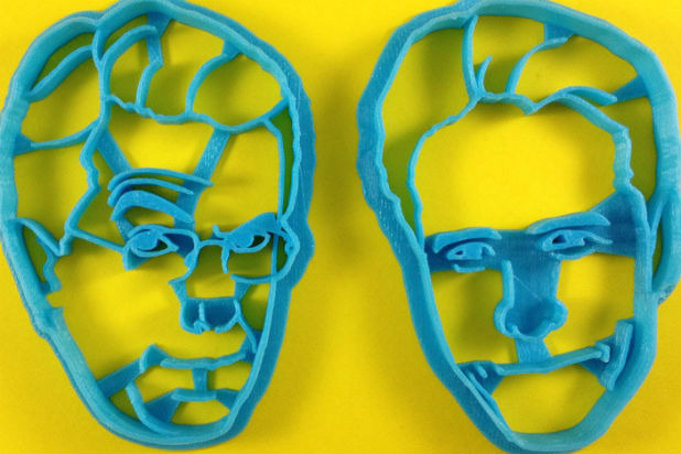 Stephen Colbert, John Stewart Cookie Cutters