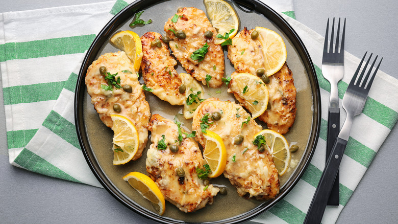 chicken piccata with capers