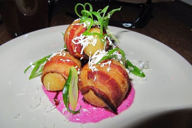 Bacon-wrapped Matzoh Balls – The Gorbals, Los Angeles