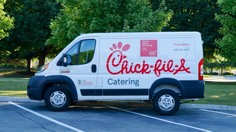 Chick-fil-A catering truck