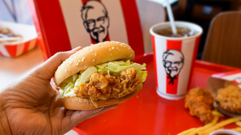 KFC chicken sandwich