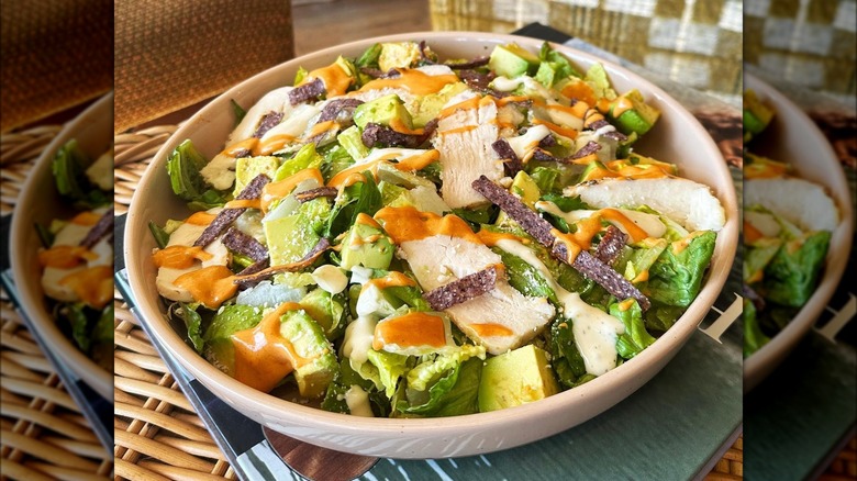 Panera Bread Southwest Caesar salad