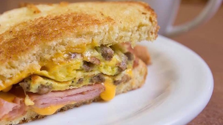 Grand Slamwich breakfast sandwich