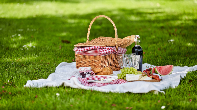 Small picnic spread