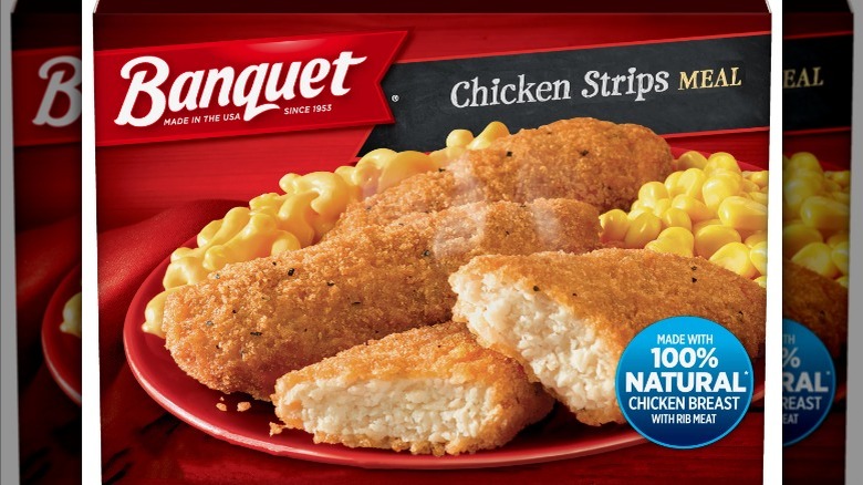 Banquet chicken strips meal