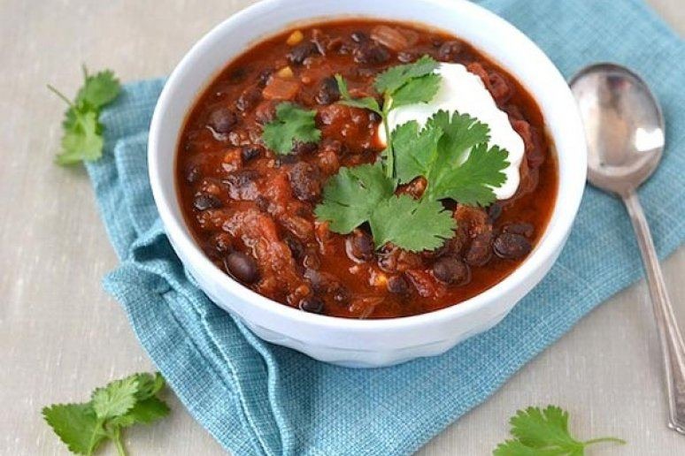 Indian-Spiced Tomato and Black Bean Soup