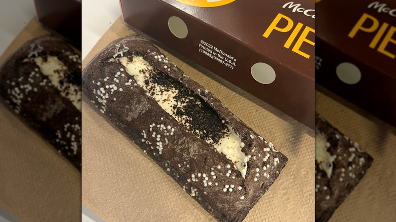 McDonald's cookies and creme pie