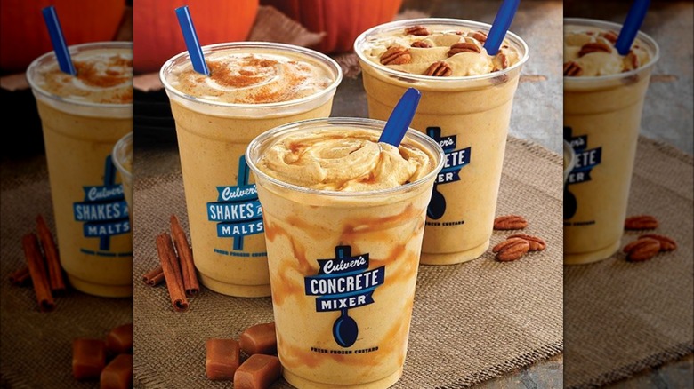 Culver's pumpkin pecan frozen custard