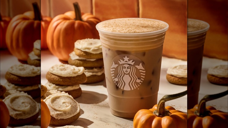 Starbucks Iced Pumpkin Cream Chai Tea Latte