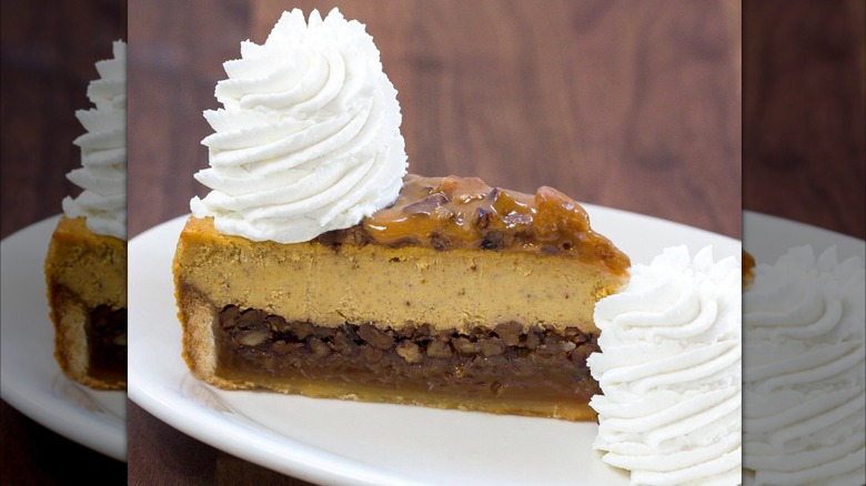 The Cheesecake Factory pumpkin pecan cheesecake